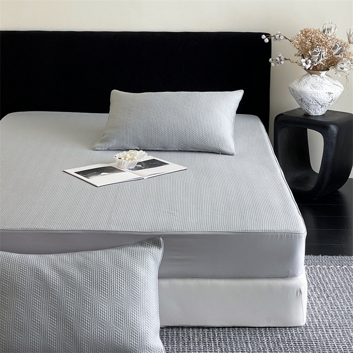 91家纺网 家纺一手货源 找家纺 赫帛 2025春夏新款日本ICE 3D Max进口冷感软凉席空调席 素编-灰