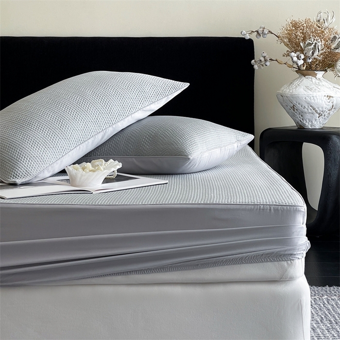 91家纺网 家纺一手货源 找家纺 赫帛 2025春夏新款日本ICE 3D Max进口冷感软凉席空调席 素编-灰