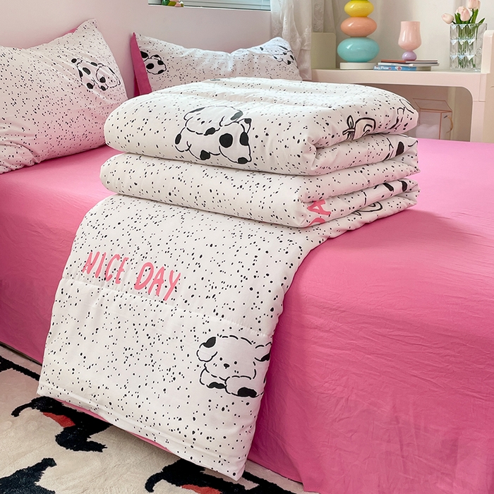 卡斯诺家纺馆 2026新款水洗云朵棉夏被夏凉被空调被 斑点狗