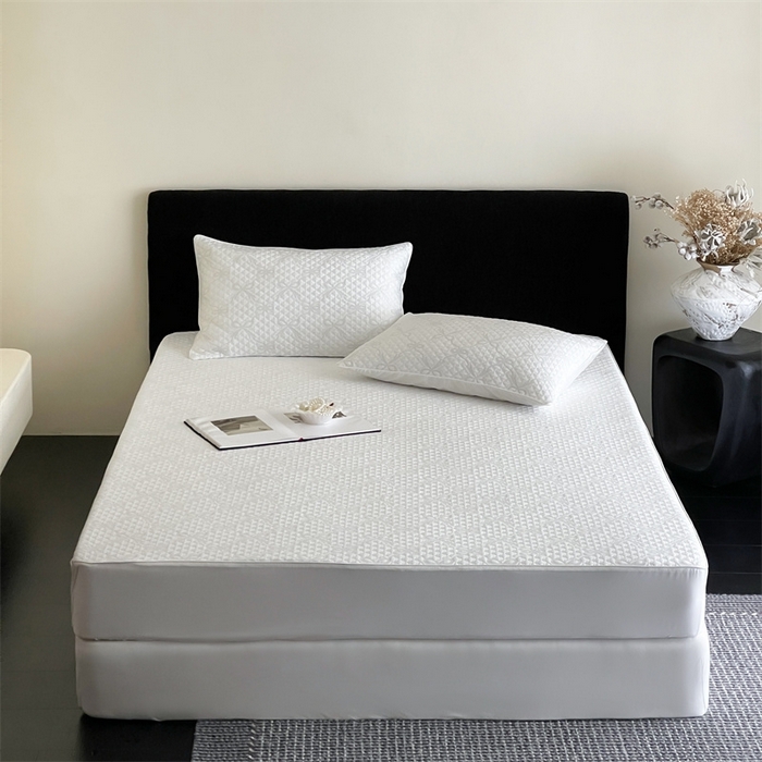 91家纺网 家纺一手货源 找家纺 赫帛 2025春夏新款日本ICE 3D Max进口冷感软凉席空调席 蝴蝶结-浅灰