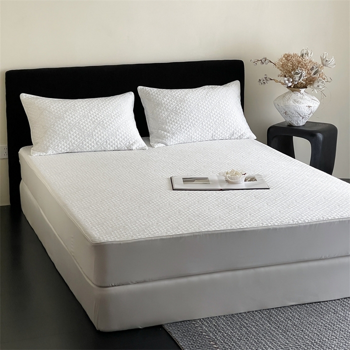 91家纺网 家纺一手货源 找家纺 赫帛 2025春夏新款日本ICE 3D Max进口冷感软凉席空调席 蝴蝶结-浅灰