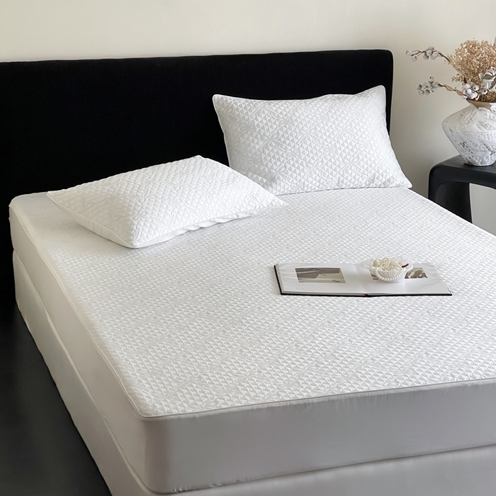 91家纺网 家纺一手货源 找家纺 赫帛 2025春夏新款日本ICE 3D Max进口冷感软凉席空调席 蝴蝶结-浅灰