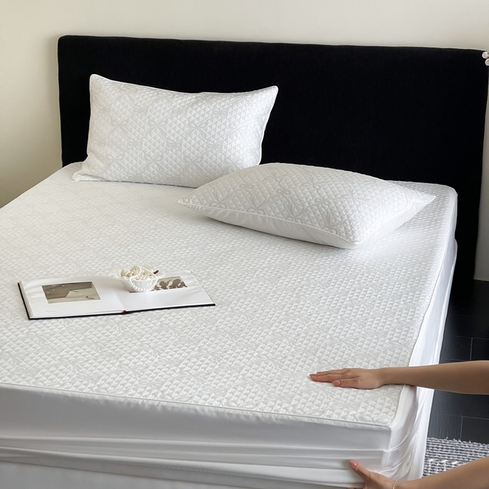 91家纺网 家纺一手货源 找家纺 赫帛 2025春夏新款日本ICE 3D Max进口冷感软凉席空调席 蝴蝶结-浅灰