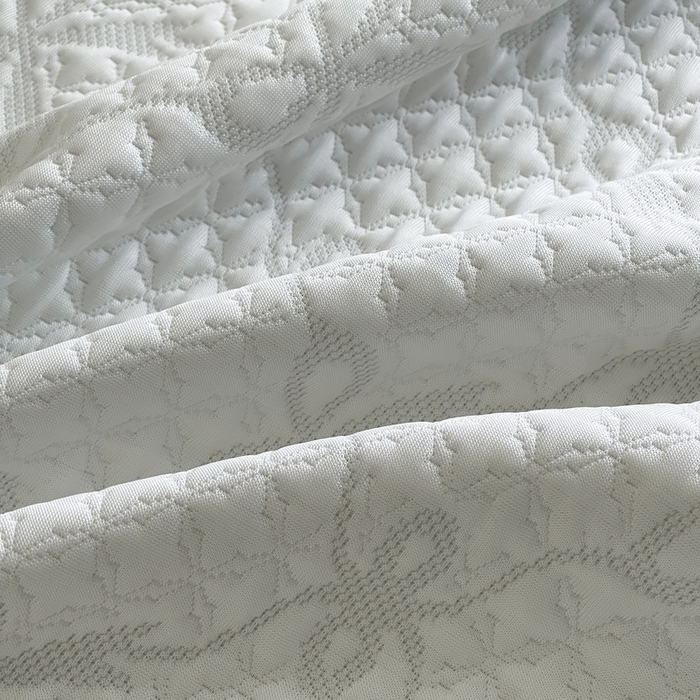 91家纺网 家纺一手货源 找家纺 赫帛 2025春夏新款日本ICE 3D Max进口冷感软凉席空调席 蝴蝶结-浅灰