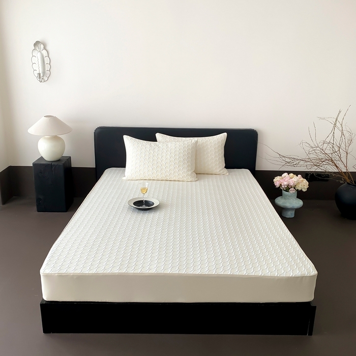 91家纺网 家纺一手货源 找家纺 赫帛 2025春夏新款日本ICE 3D Max进口冷感软凉席空调席 鎏金-黄