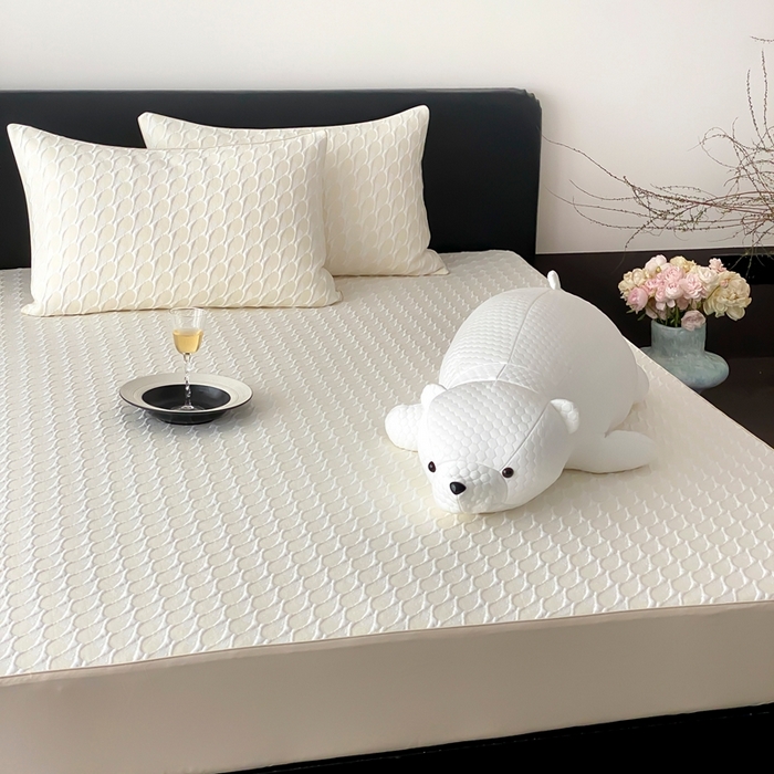 91家纺网 家纺一手货源 找家纺 赫帛 2025春夏新款日本ICE 3D Max进口冷感软凉席空调席 鎏金-黄