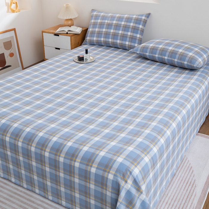 91家纺网 家纺一手货源 找家纺 （总）居美良品 2026新款100%全棉色织水洗棉A类纯棉床单单品床单床单单件