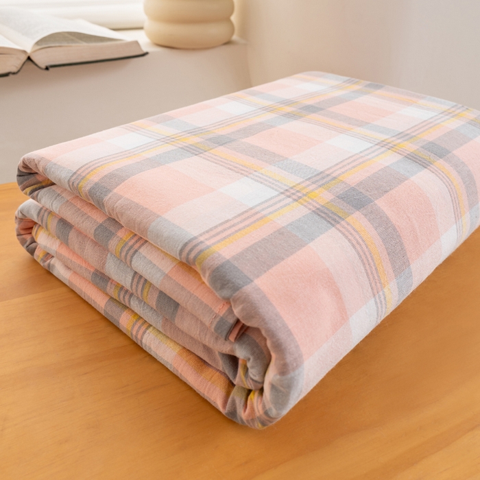 91家纺网 家纺一手货源 找家纺 （总）居美良品 2026新款100%全棉色织水洗棉A类纯棉床单单品床单床单单件