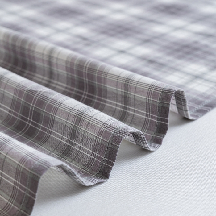 91家纺网 家纺一手货源 找家纺 居美良品 2026新款100%全棉色织水洗棉A类纯棉床单单品床单床单单件 烟雨-灰