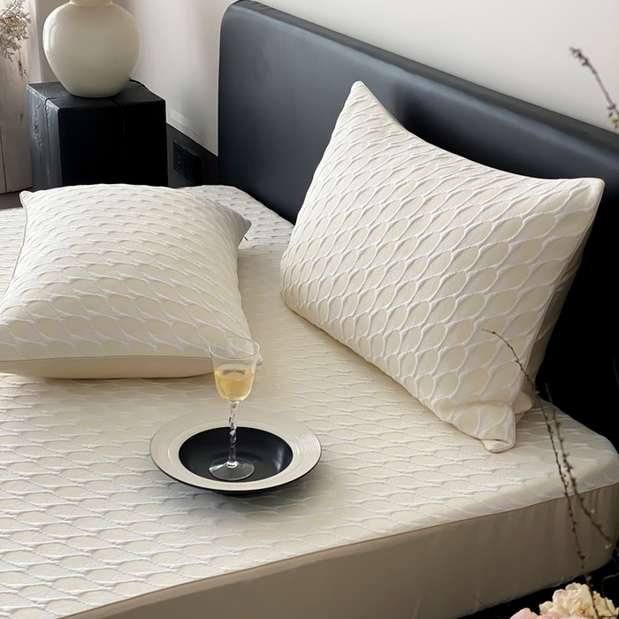 91家纺网 家纺一手货源 找家纺 赫帛 2025春夏新款日本ICE 3D Max进口冷感软凉席空调席 鎏金-黄