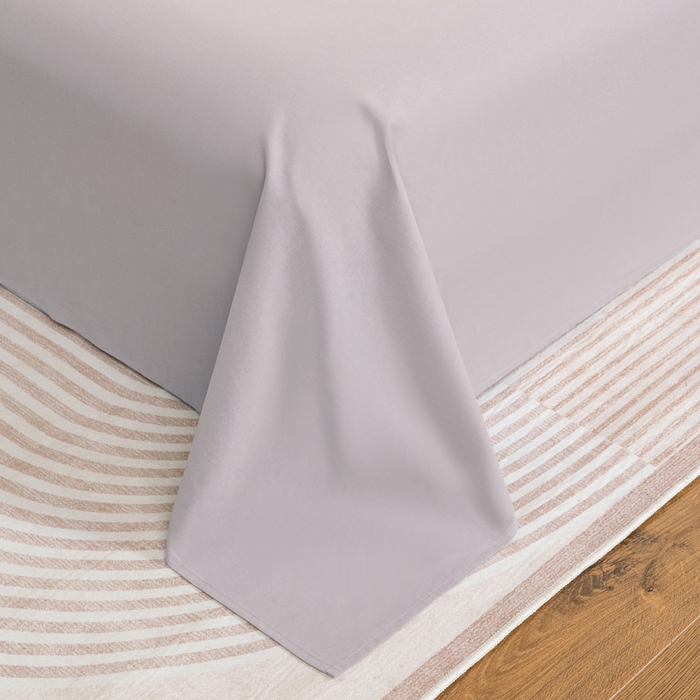 91家纺网 家纺一手货源 找家纺 居美良品 2026新款100%全棉色织水洗棉A类纯棉床单单品床单床单单件 高冷灰