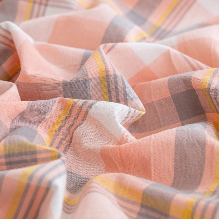 91家纺网 家纺一手货源 找家纺 居美良品 2026新款100%全棉色织水洗棉A类纯棉床单单品床单床单单件 静雅-玉