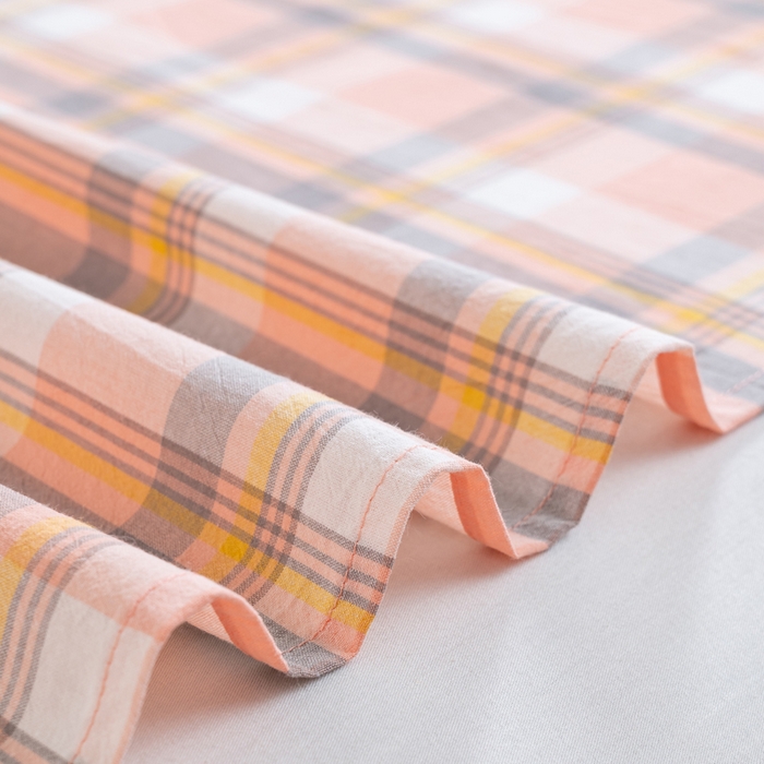 91家纺网 家纺一手货源 找家纺 居美良品 2026新款100%全棉色织水洗棉A类纯棉床单单品床单床单单件 静雅-玉