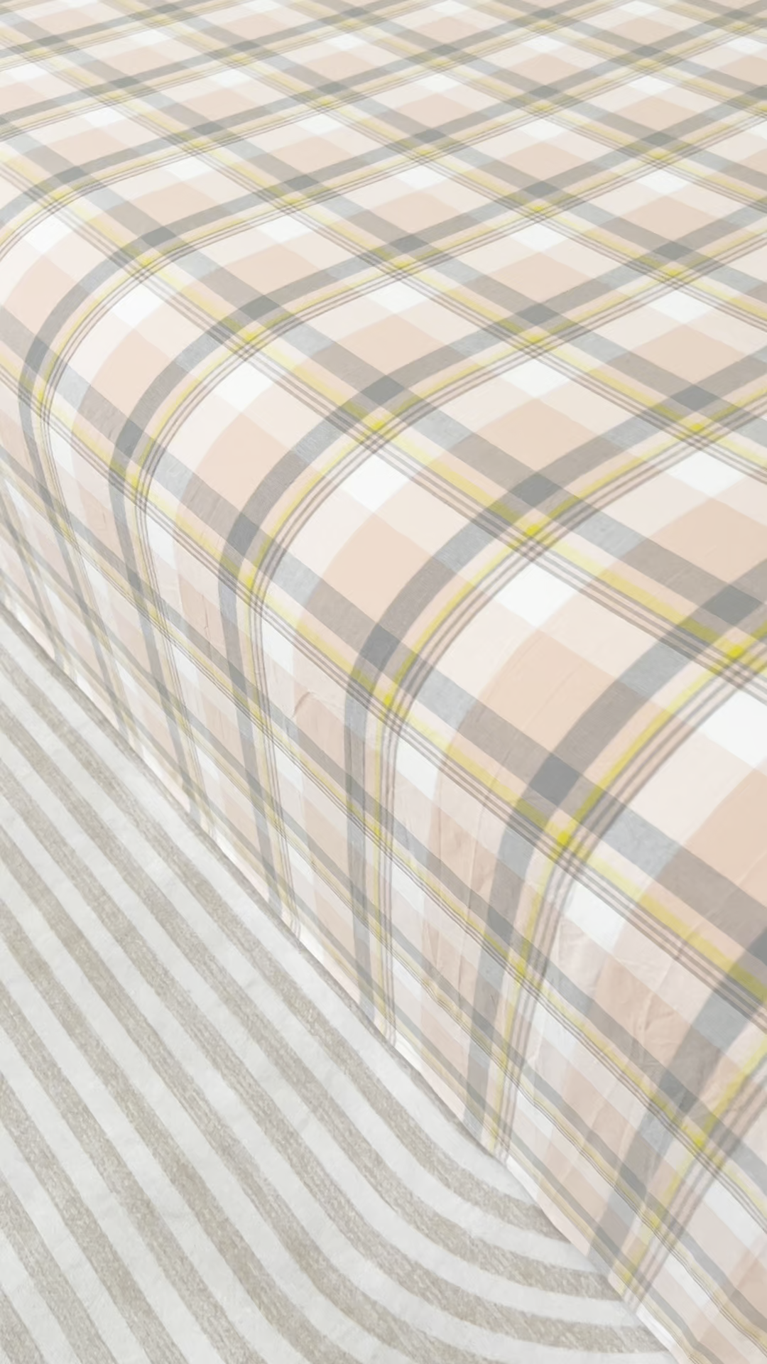 91家纺网 家纺一手货源 找家纺 居美良品 2026新款100%全棉色织水洗棉A类纯棉床单单品床单床单单件 静雅-绿