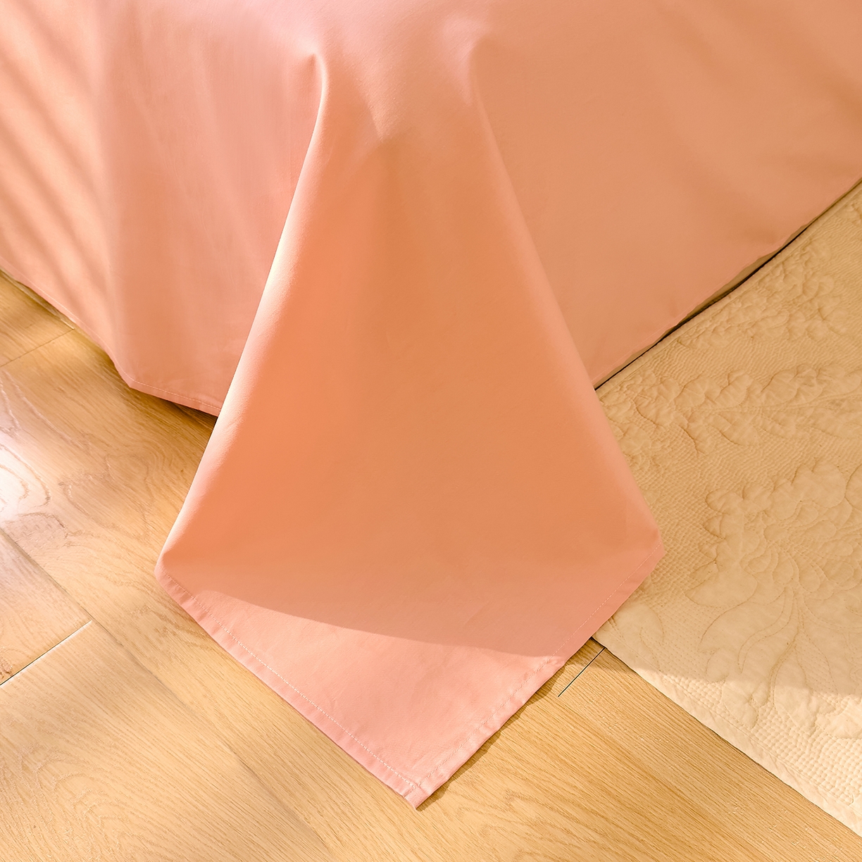 91家纺网 家纺一手货源 找家纺 DoDo 兜兜 2026年全棉纯棉ins风小清新四件套 樱粉奶盖-枕套1对格子