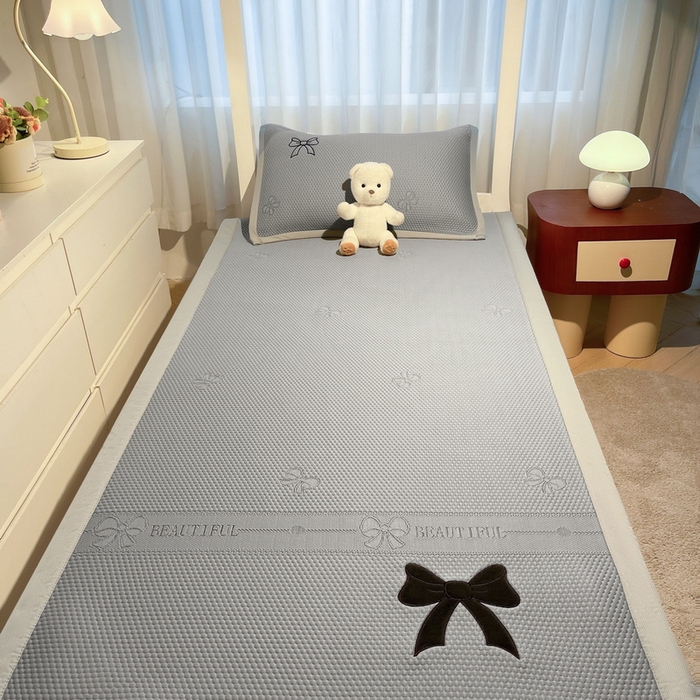 91家纺网 家纺一手货源 找家纺 （总）爱思凯家纺 2026新款【学生】PE冰豆豆凉席席子-绮梦系列-床席款