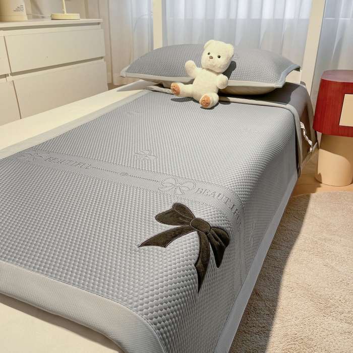 91家纺网 家纺一手货源 找家纺 （总）爱思凯家纺 2026新款【学生】PE冰豆豆凉席席子-绮梦系列-床席款