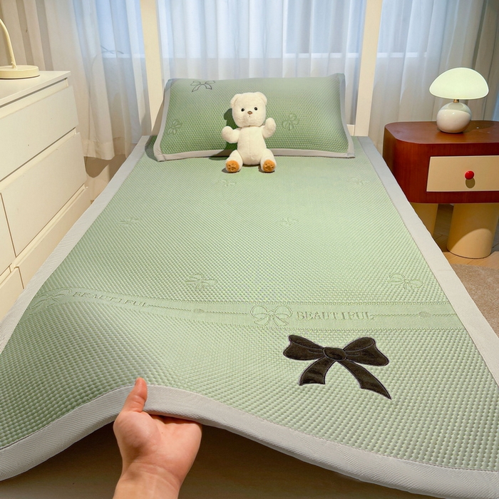 91家纺网 家纺一手货源 找家纺 （总）爱思凯家纺 2026新款【学生】PE冰豆豆凉席席子-绮梦系列-床席款