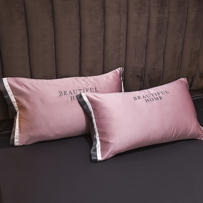 91家纺网 家纺一手货源 找家纺 首尔家纺 2026春夏新款水洗真丝绣花四件套寐系列 树莓