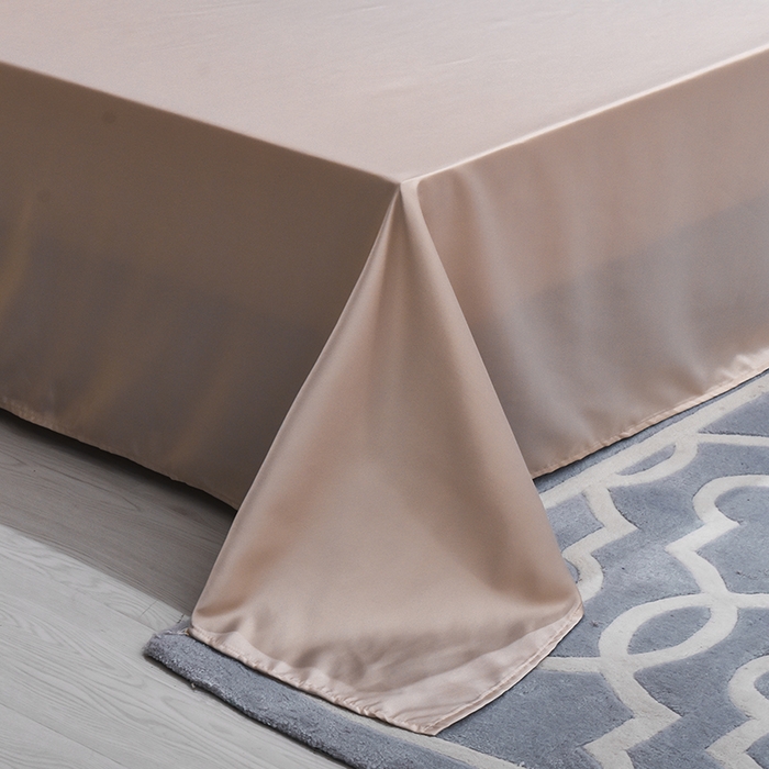 91家纺网 家纺一手货源 找家纺 首尔家纺 2026春夏新款水洗真丝绣花四件套寐系列 松绿