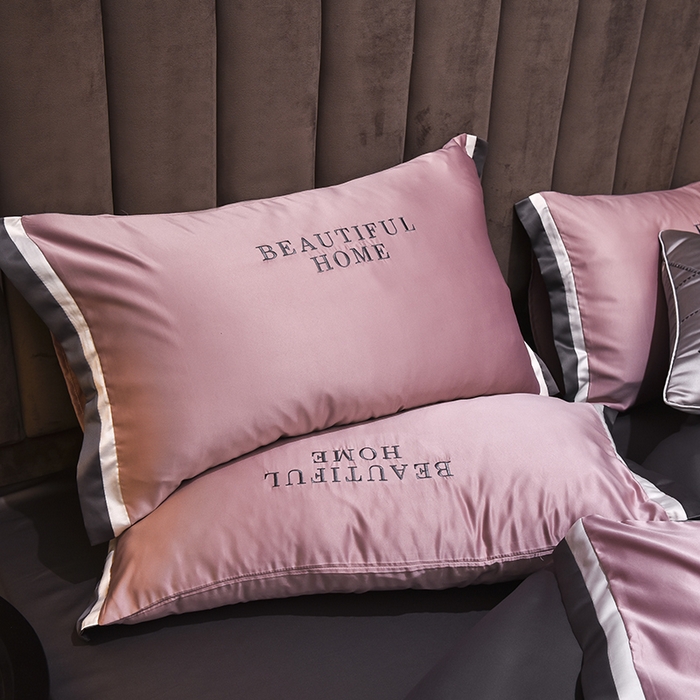 91家纺网 家纺一手货源 找家纺 首尔家纺 2026春夏新款水洗真丝绣花四件套寐系列 树莓