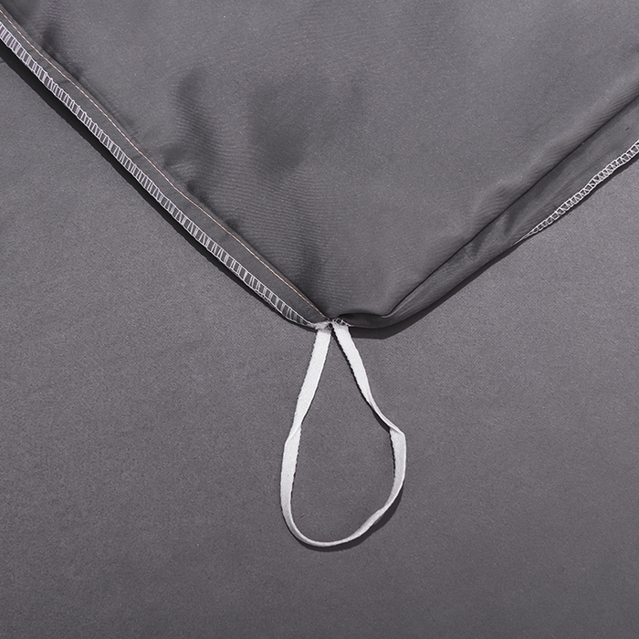 91家纺网 家纺一手货源 找家纺 首尔家纺 2026春夏新款水洗真丝绣花四件套寐系列 银灰