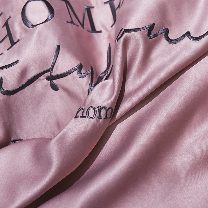 91家纺网 家纺一手货源 找家纺 首尔家纺 2026春夏新款水洗真丝绣花四件套寐系列 树莓