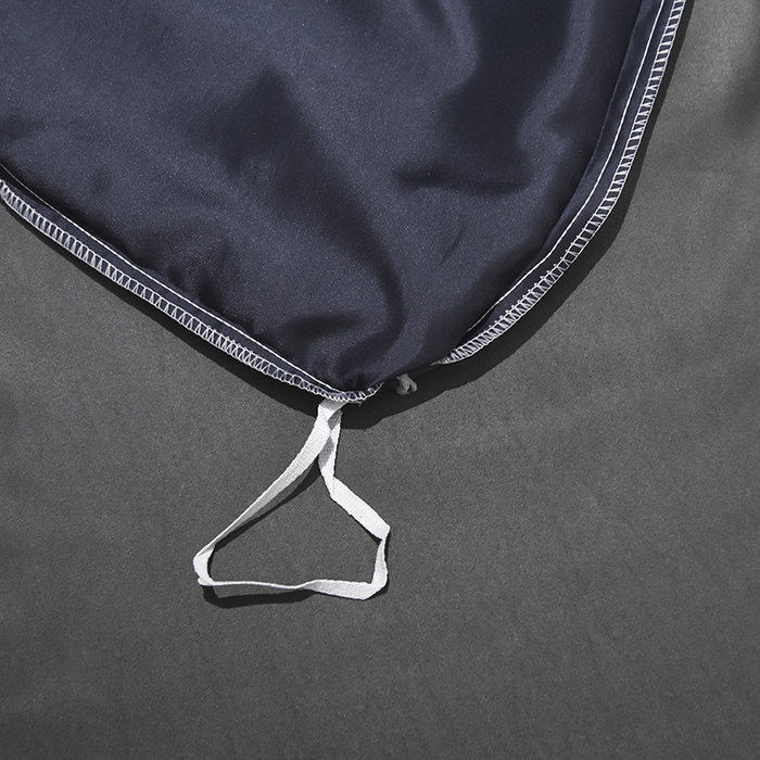 91家纺网 家纺一手货源 找家纺 首尔家纺 2026春夏新款水洗真丝绣花四件套寐系列 灰蓝