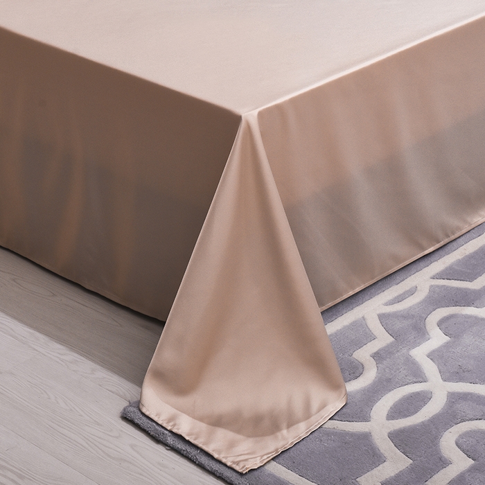 91家纺网 家纺一手货源 找家纺 首尔家纺 2026春夏新款水洗真丝绣花四件套寐系列 本白