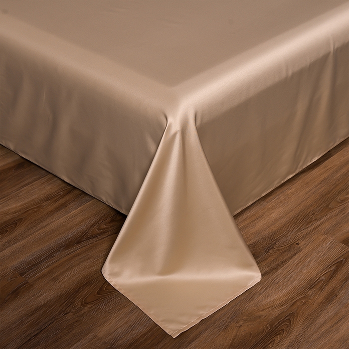 91家纺网 家纺一手货源 找家纺 首尔家纺 2026新款水洗真丝绣花四件套H系列 H-魔法金