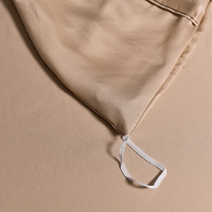 91家纺网 家纺一手货源 找家纺 首尔家纺 2026新款水洗真丝绣花四件套H系列 H-魔法金