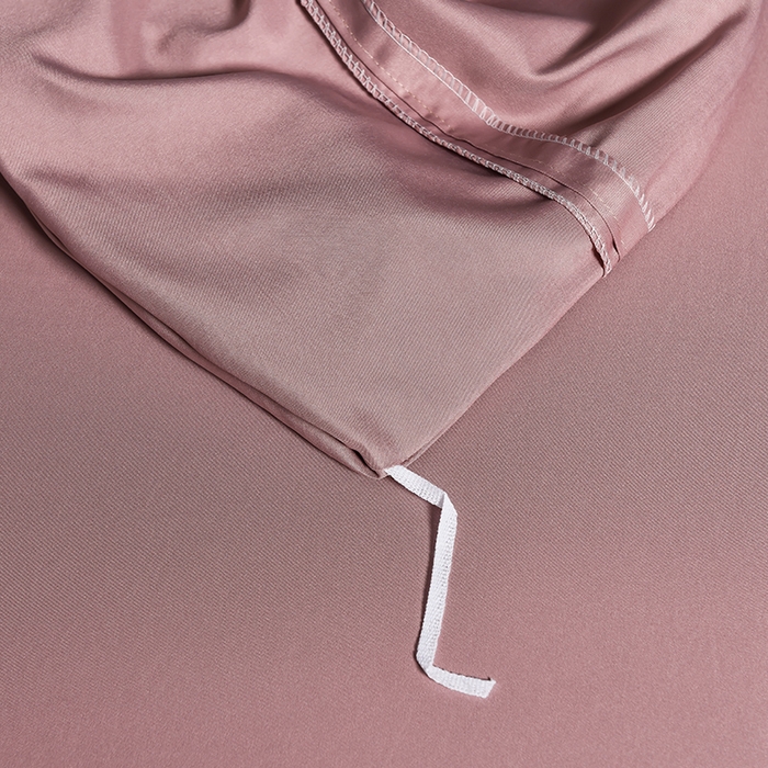 91家纺网 家纺一手货源 找家纺 首尔家纺 2026新款水洗真丝绣花四件套H系列 H-文雅粉