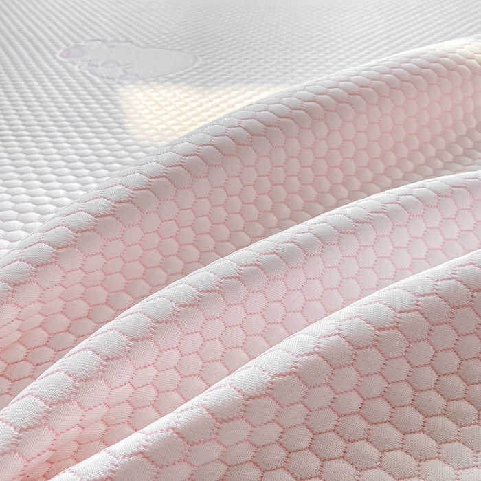 91家纺网 家纺一手货源 找家纺 家喜爱 2026新款冰感豆豆软凉席高克重加捻不起球-场景二 卡帕巴拉-粉色