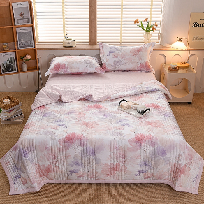 91家纺网 家纺一手货源 找家纺 （总）圣靓家纺 2026新款清新水洗夏被被子被芯