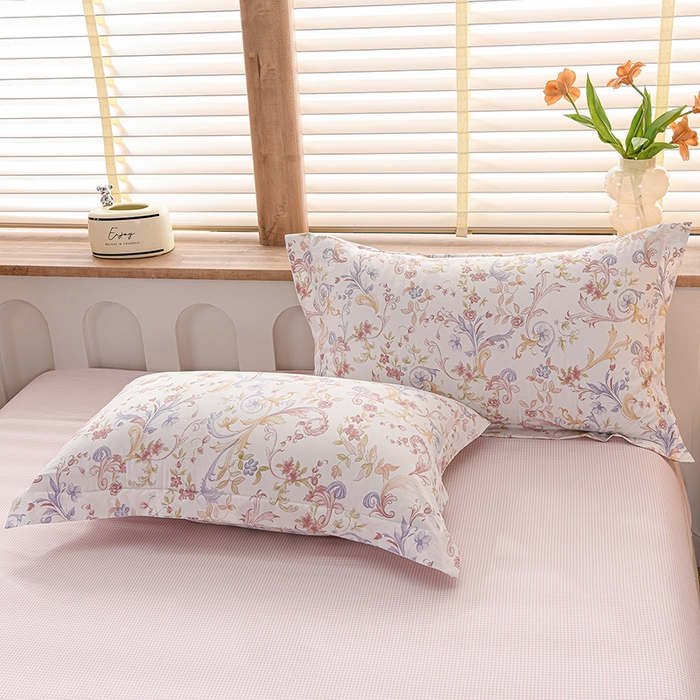 91家纺网 家纺一手货源 找家纺 圣靓家纺 2026新款清新水洗夏被被子被芯 媚影