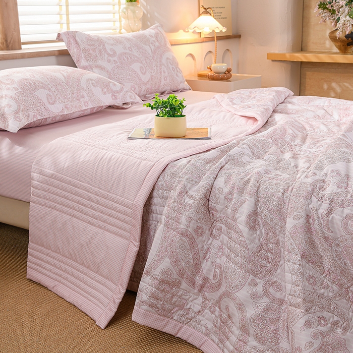 91家纺网 家纺一手货源 找家纺 （总）圣楚家纺 2026新款清新水洗夏被被子被芯