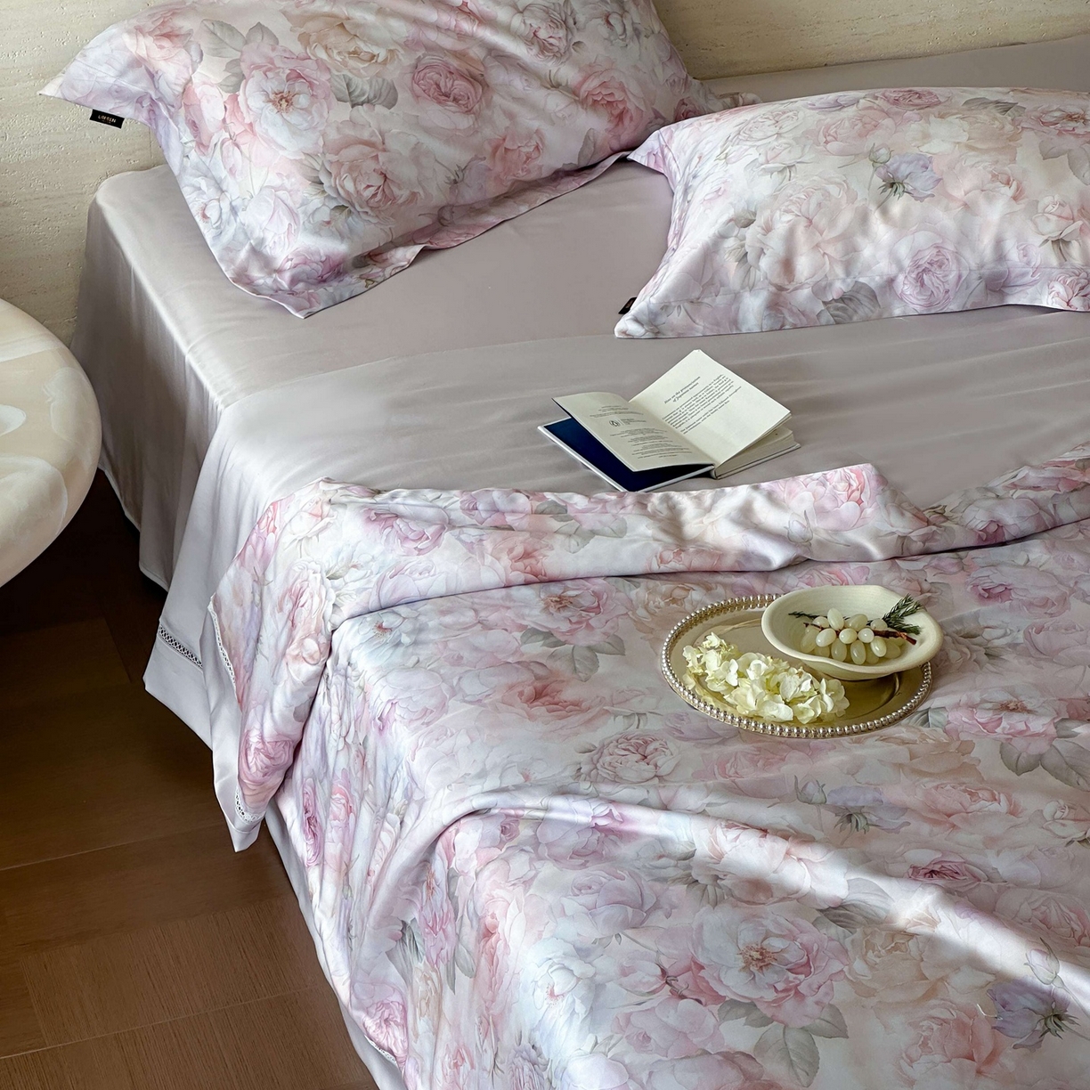 91家纺网 家纺一手货源 找家纺 （总）丽笙被芯 2026新款兰精天丝数码印花Naia镂空夏被夏凉被空调被