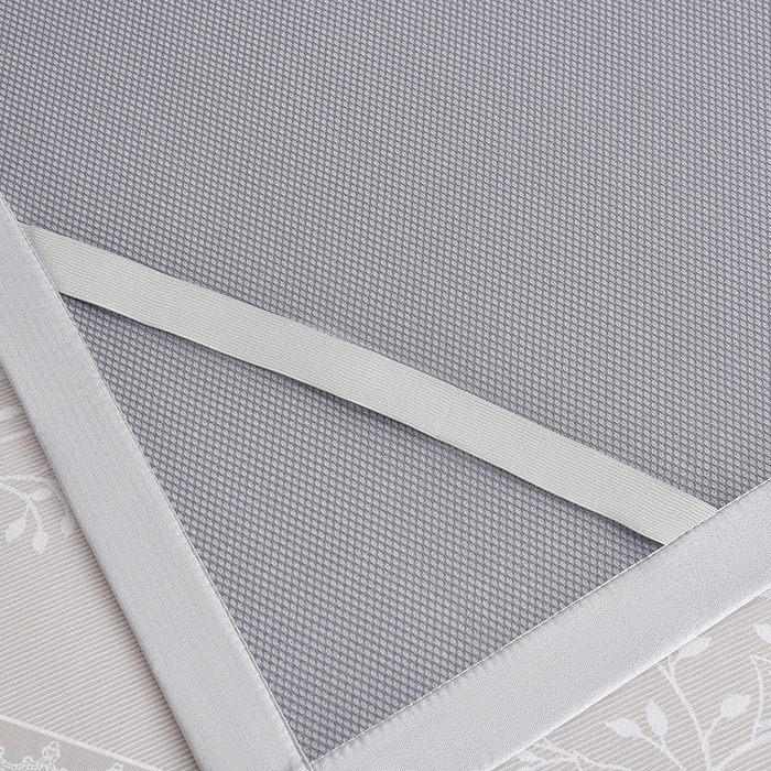 91家纺网 家纺一手货源 找家纺 小牛席业 2026新款PE凉感清新叶语冰丝席凉席席子 香槟