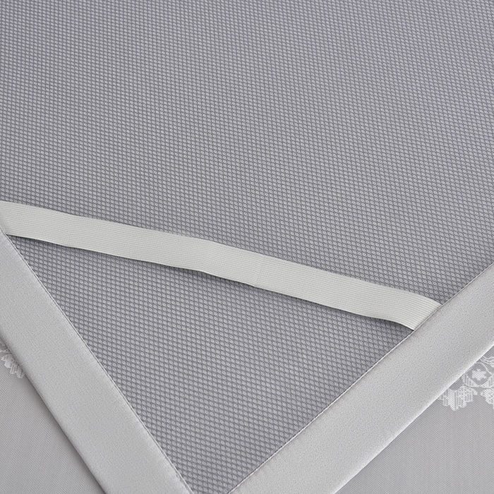 91家纺网 家纺一手货源 找家纺 小牛席业 2026新款PE凉感清新叶语冰丝席凉席席子 灰色