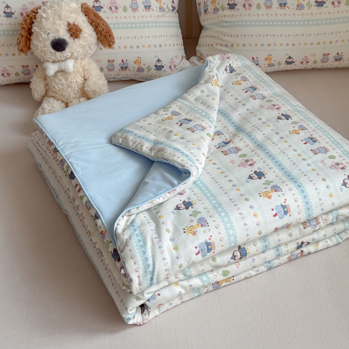 麦伦家居 2026新品双层纱小冰皮夏被夏凉被空调被 软萌小森林