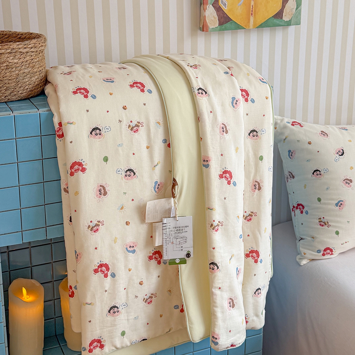 91家纺网 家纺一手货源 找家纺 麦伦家居 2026新品双层纱小冰皮夏被夏凉被空调被 小新新