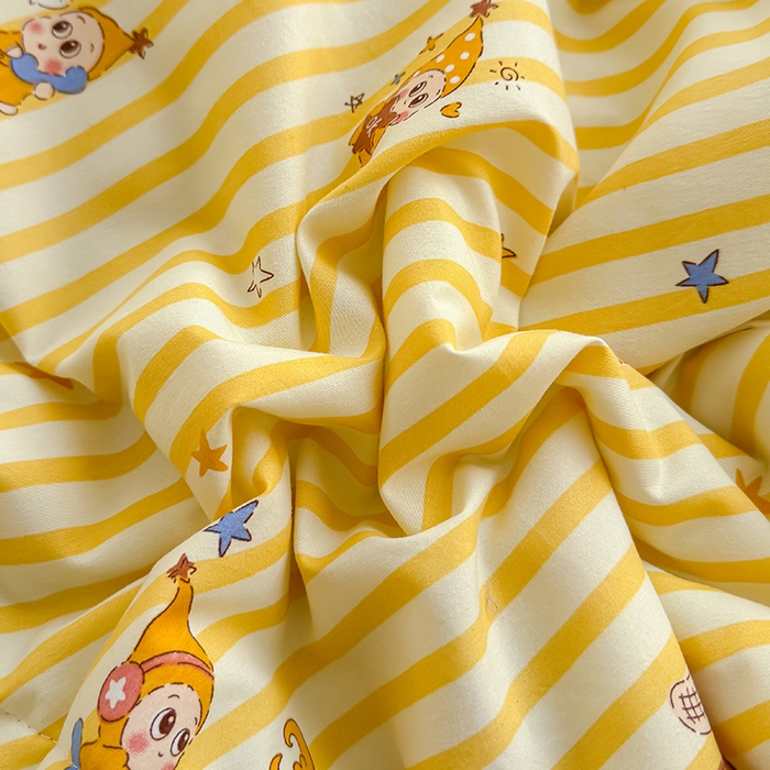 91家纺网 家纺一手货源 找家纺 美派 2026新款古法水洗云朵棉云感纱夏被夏凉被空调被 奶酪星宝