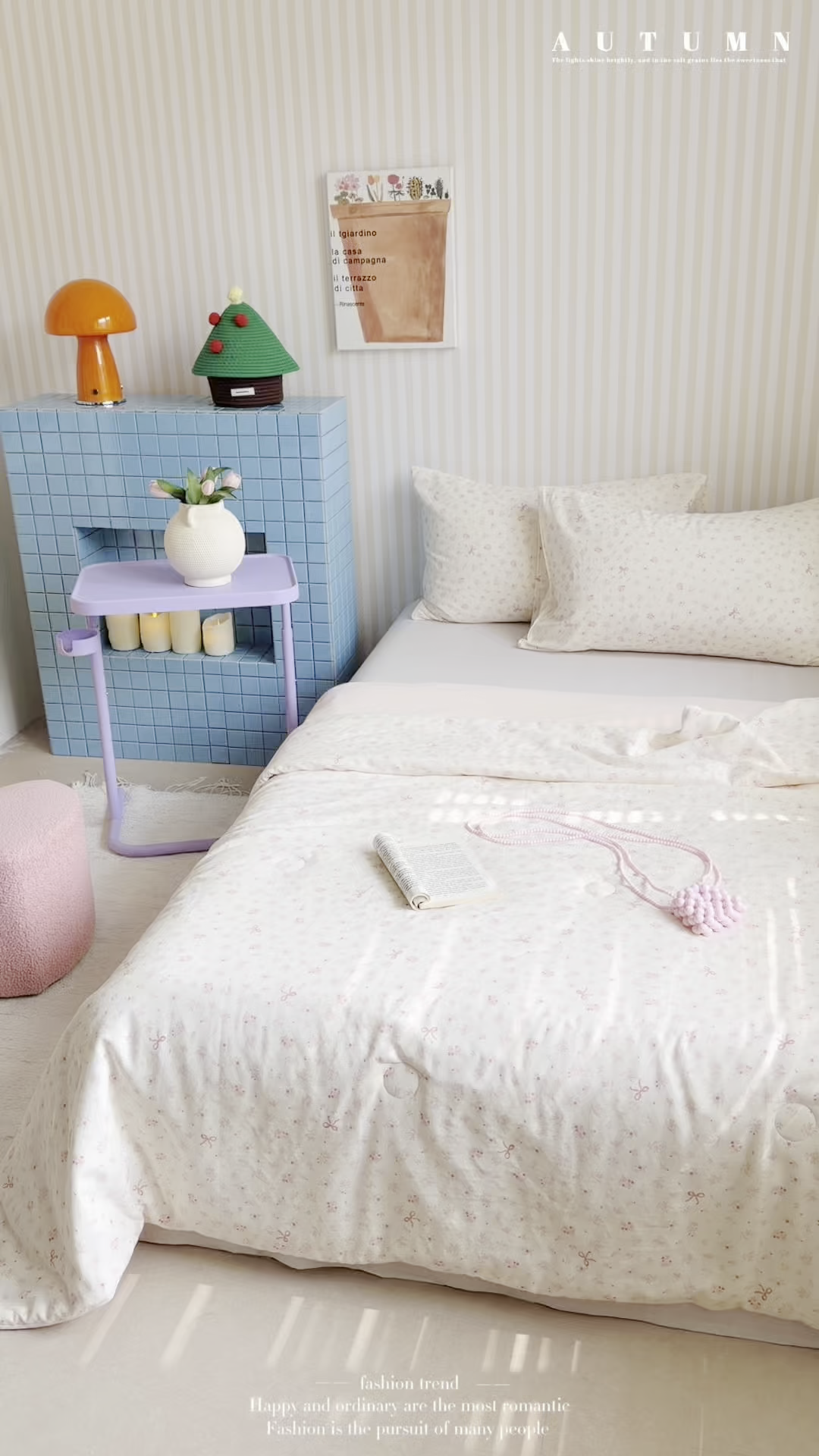 91家纺网 家纺一手货源 找家纺 麦伦家居 2026新品双层纱小冰皮夏被夏凉被空调被 粉蝶结花梦