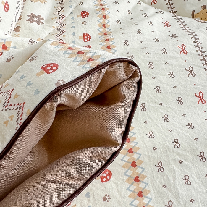 91家纺网 家纺一手货源 找家纺 美派 2026新款古法水洗云朵棉云感纱夏被夏凉被空调被 木马乐园