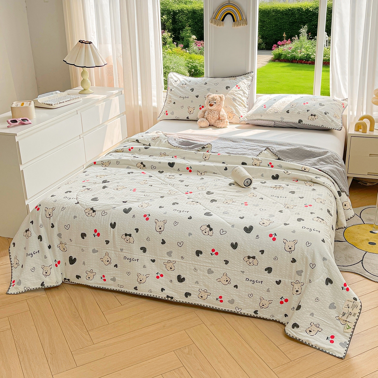 91家纺网 家纺一手货源 找家纺 （总）米萝家居 2026新款泡泡棉夏被新疆棉花空调被夏凉被