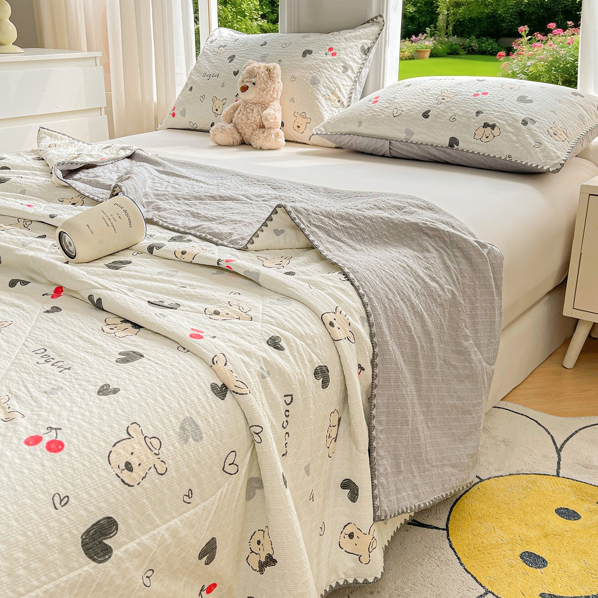 91家纺网 家纺一手货源 找家纺 （总）米萝家居 2026新款泡泡棉夏被新疆棉花空调被夏凉被