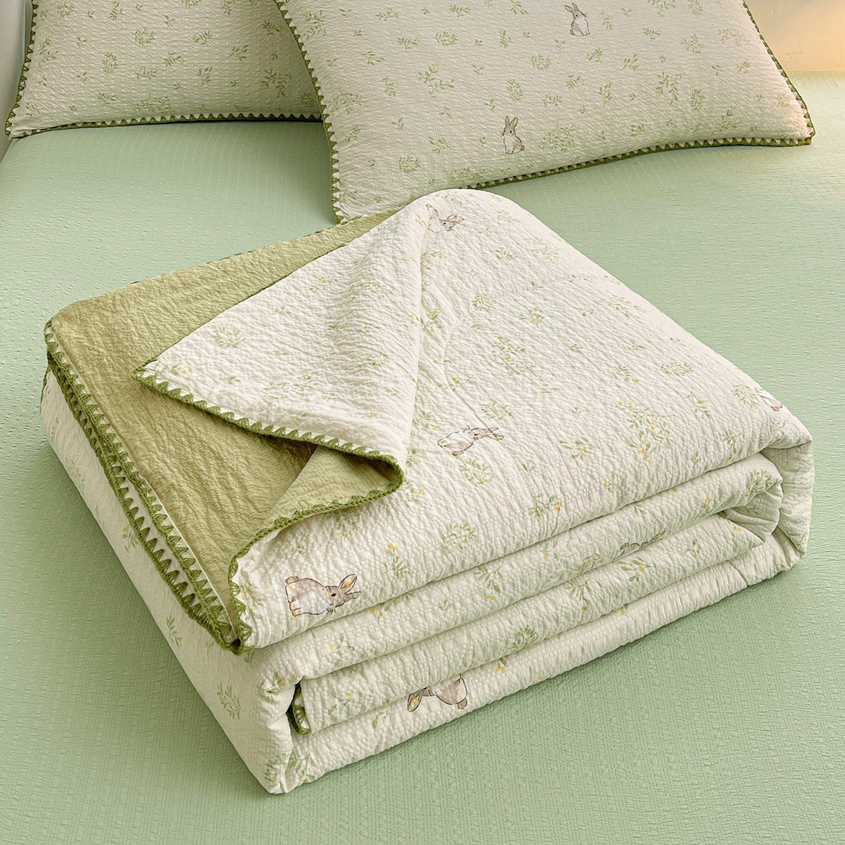 91家纺网 家纺一手货源 找家纺 （总）米萝家居 2026新款泡泡棉夏被新疆棉花空调被夏凉被