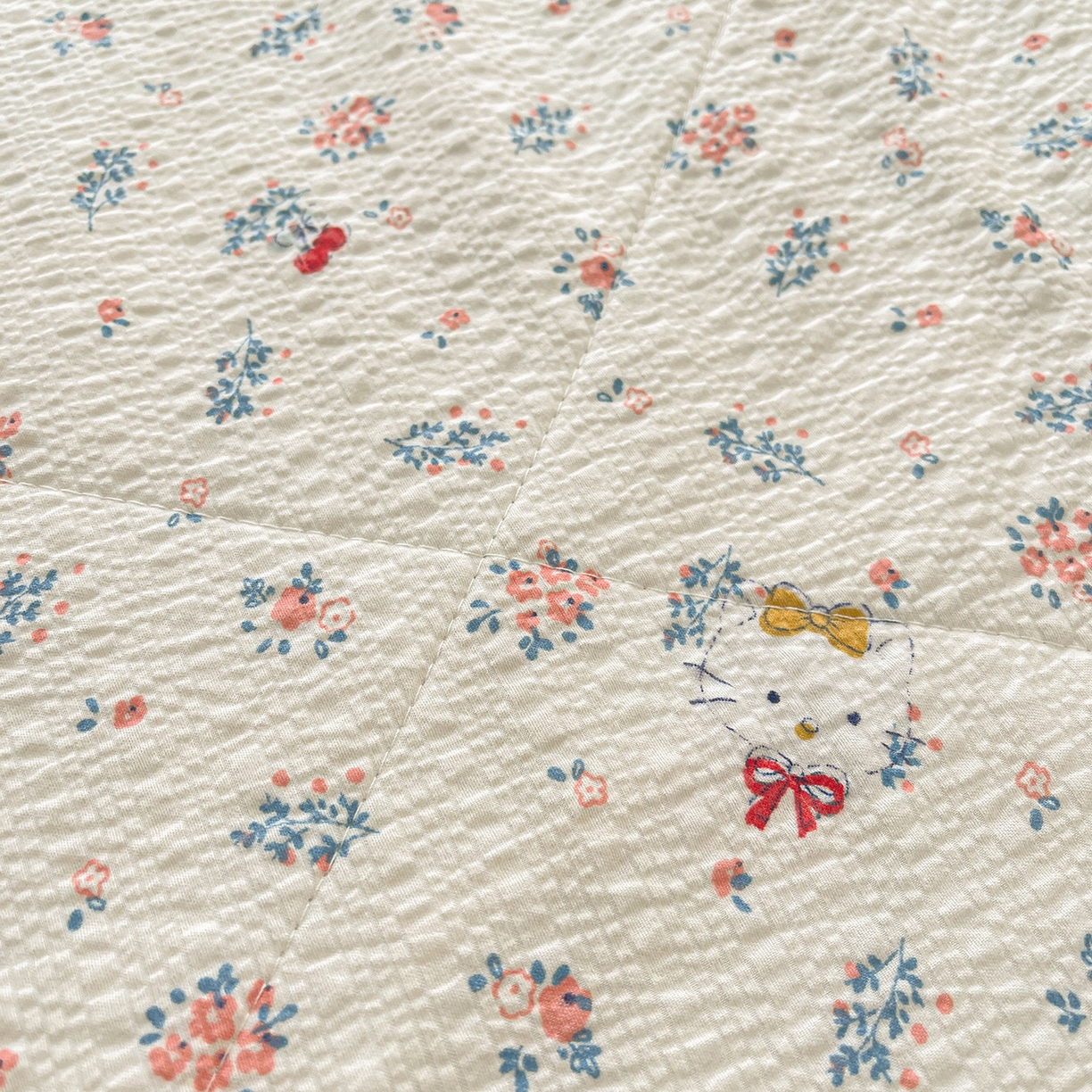 91家纺网 家纺一手货源 找家纺 米萝家居 2026新款泡泡棉夏被新疆棉花空调被夏凉被 繁花间