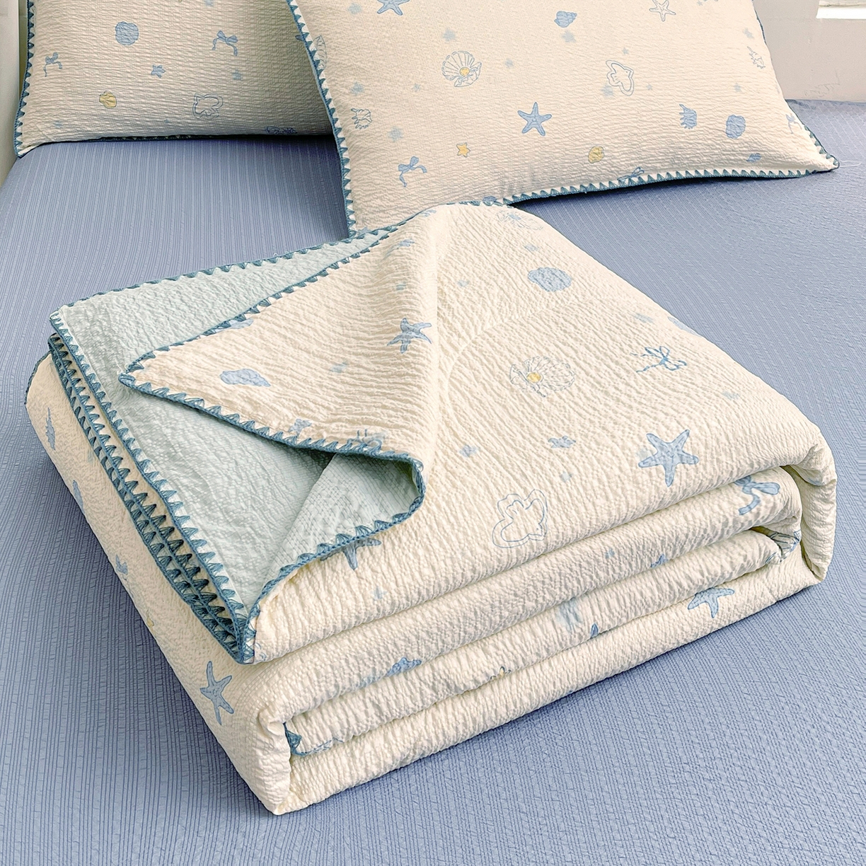 91家纺网 家纺一手货源 找家纺 （总）米萝家居 2026新款泡泡棉夏被新疆棉花空调被夏凉被