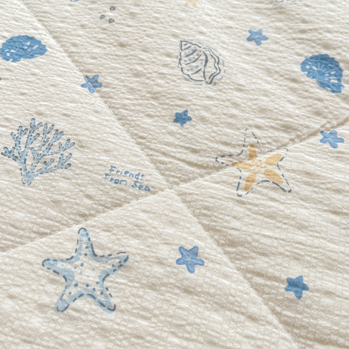 91家纺网 家纺一手货源 找家纺 米萝家居 2026新款泡泡棉夏被新疆棉花空调被夏凉被 许愿星